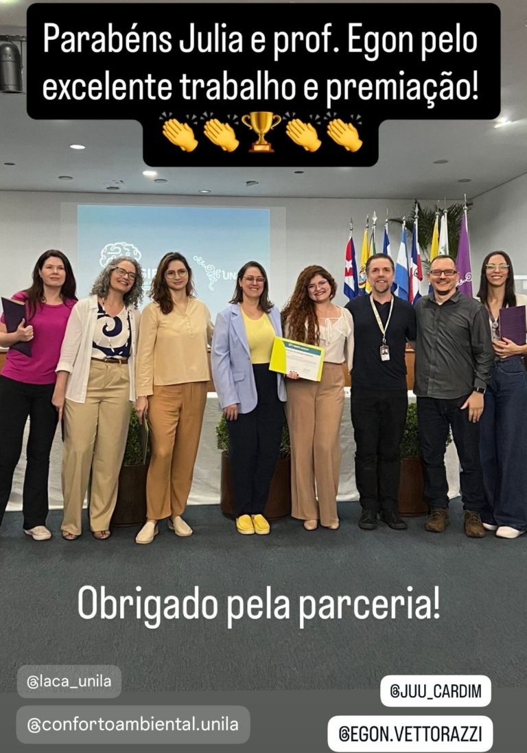 Premiação no SIEPE 2025.